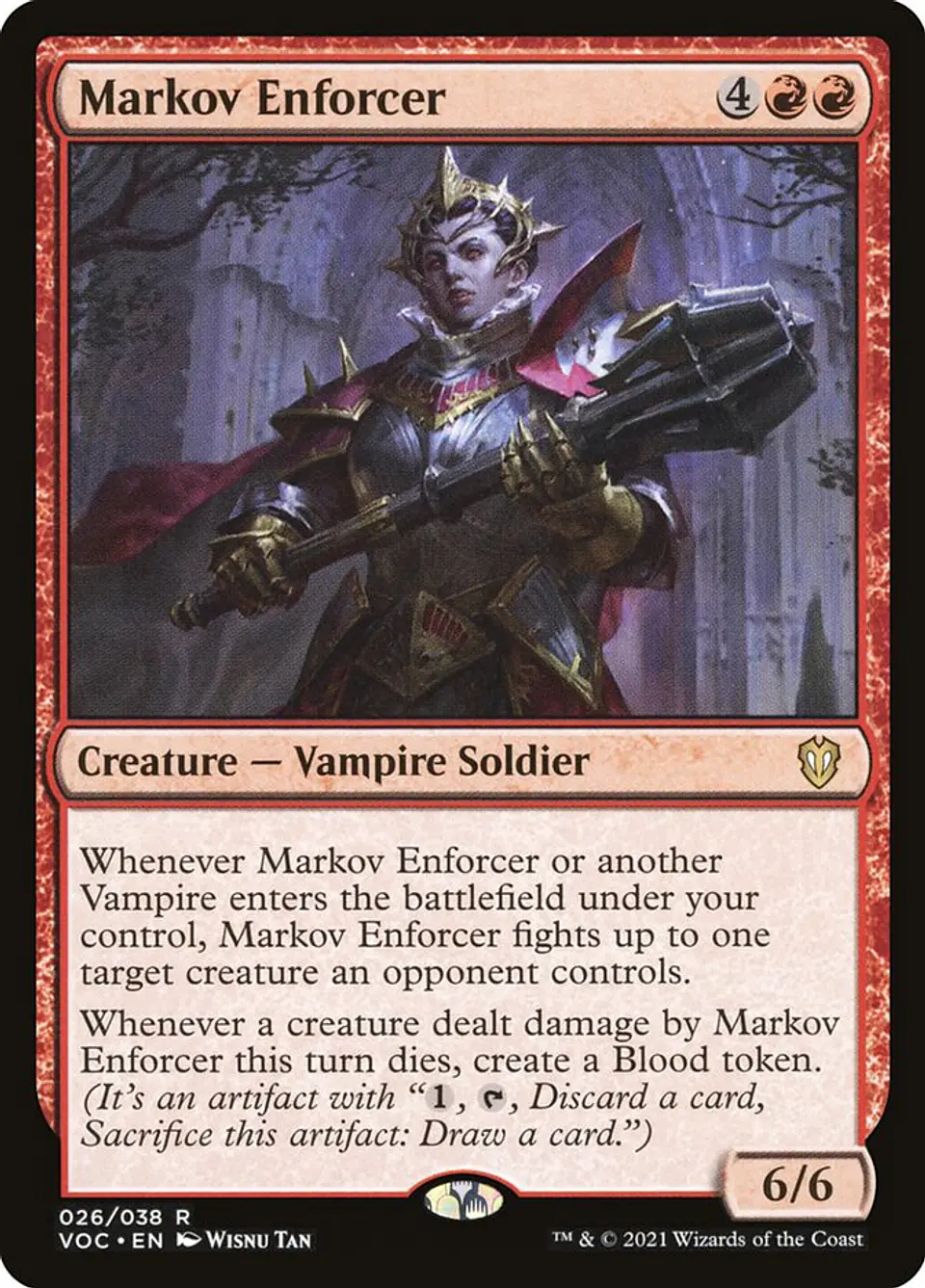 Markov Enforcer | Inglés | NM | VOC 1