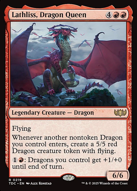 Lathliss, Dragon Queen | Inglés | NM | TDC