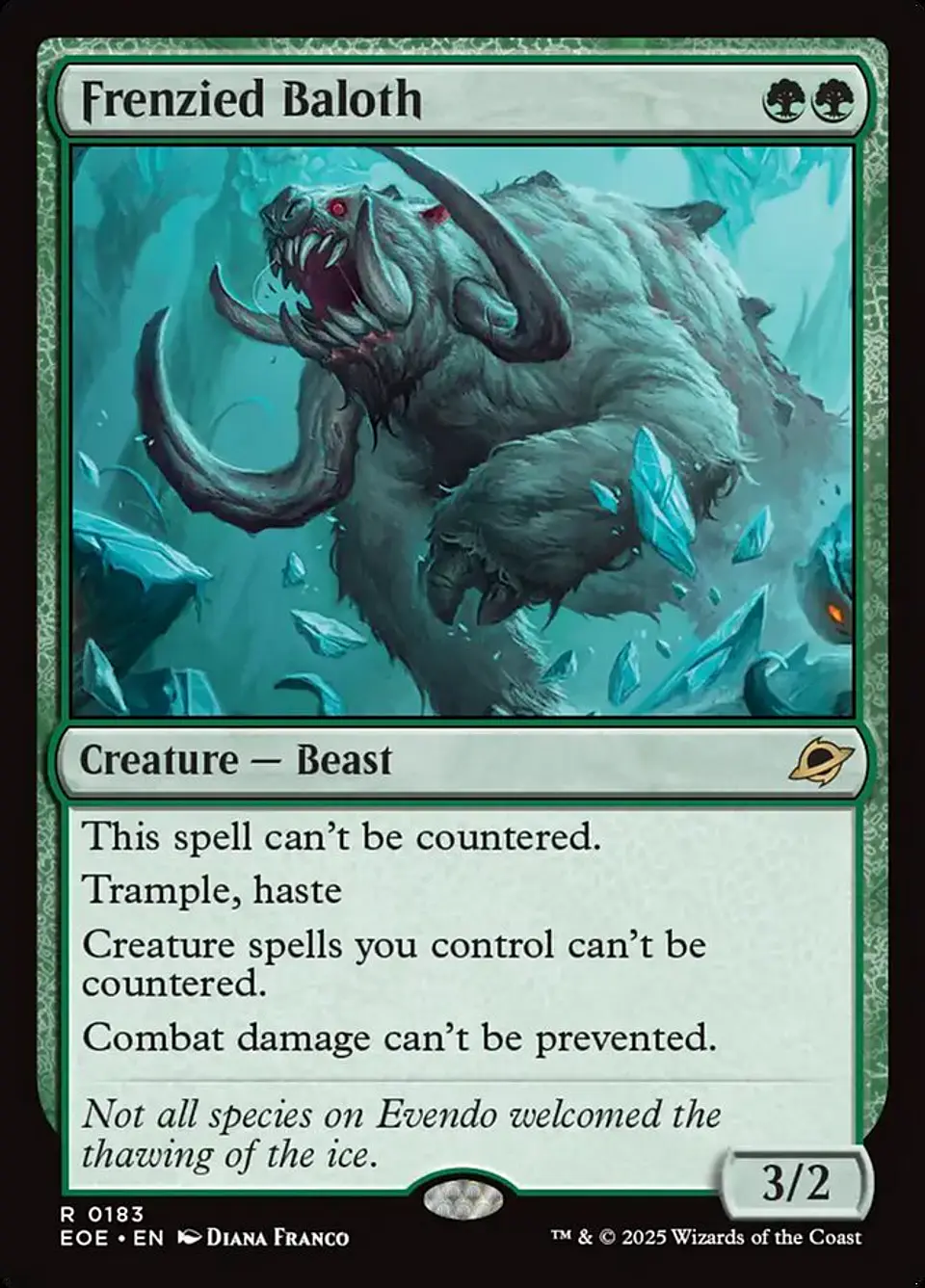 Frenzied Baloth (foil) | Inglés | NM | EOE 1