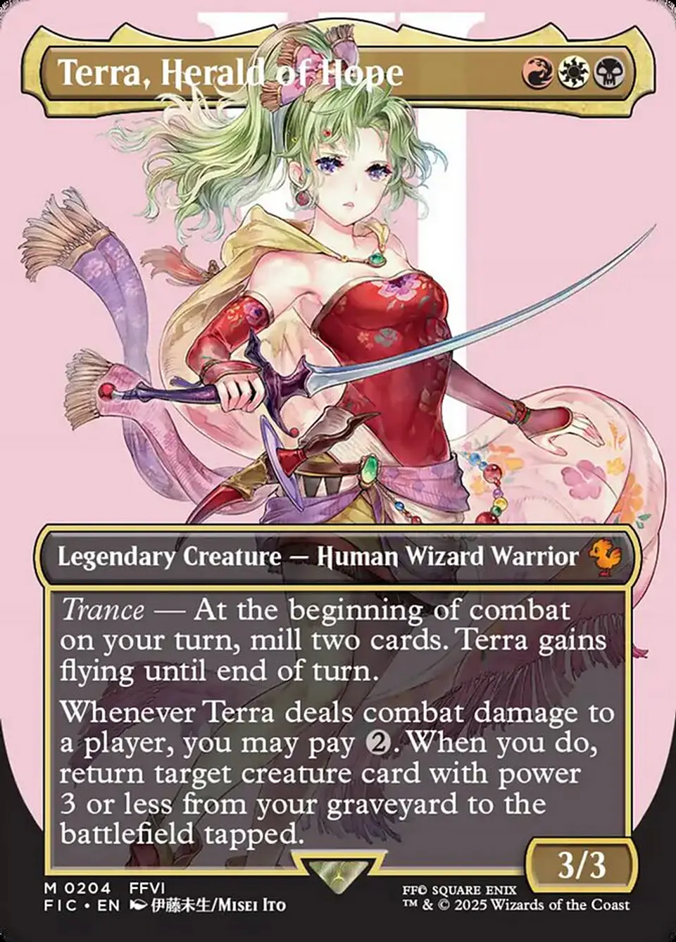Terra, Herald of Hope (Borderless) | Inglés | NM | FIC 1