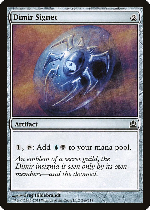 Dimir Signet | Inglés | NM | CMD