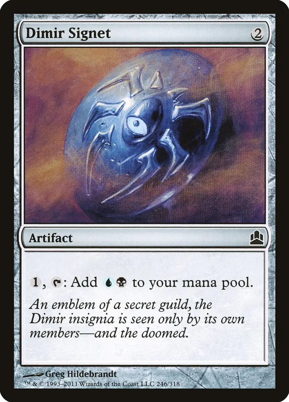 Dimir Signet | Inglés | NM | CMD 1