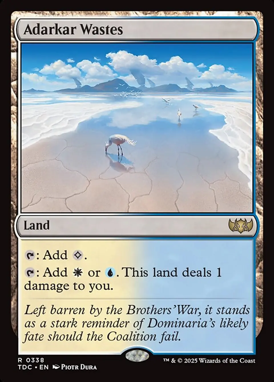 Adarkar Wastes | Inglés | NM | TDC 1