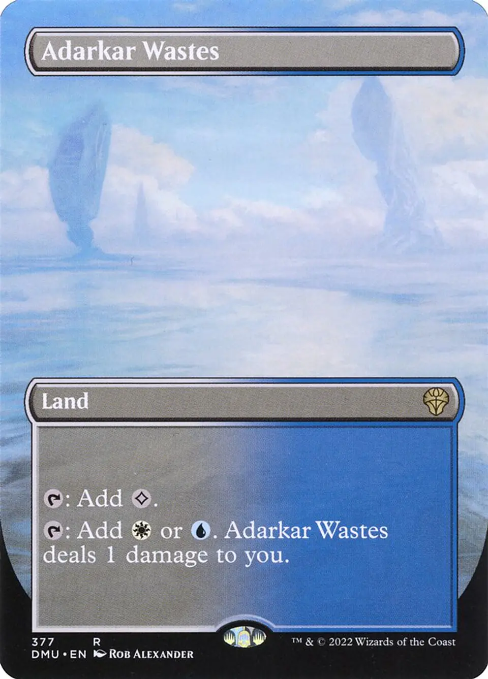 Adarkar Wastes (Borderless) | Inglés | NM | DMU 1