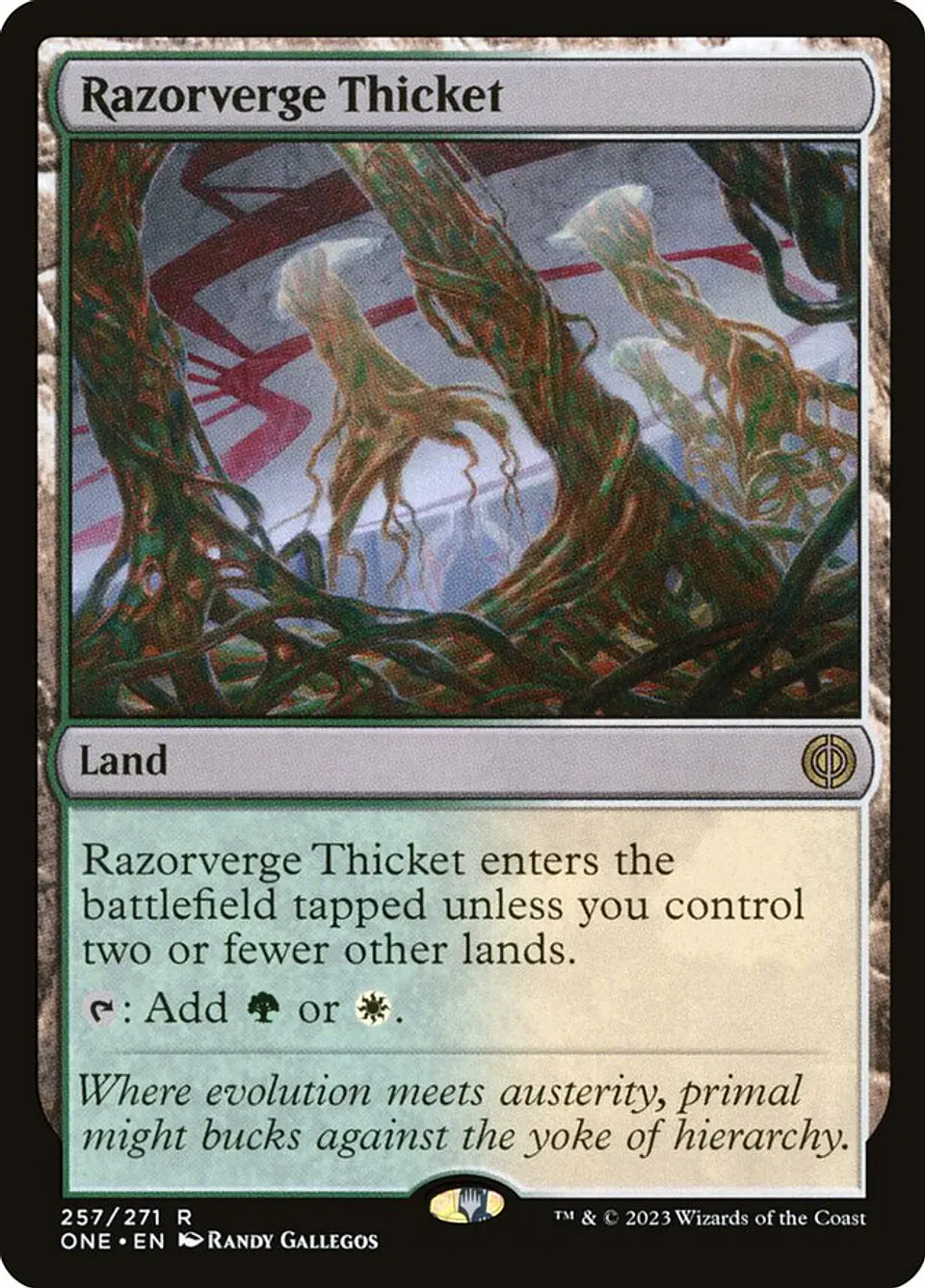 Razorverge Thicket (foil) | Inglés | NM | ONE 1