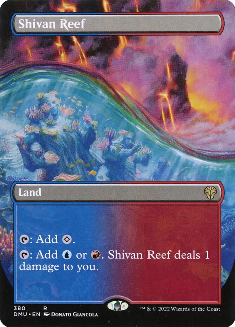 Shivan Reef (Borderless) | Inglés | NM | DMU 1