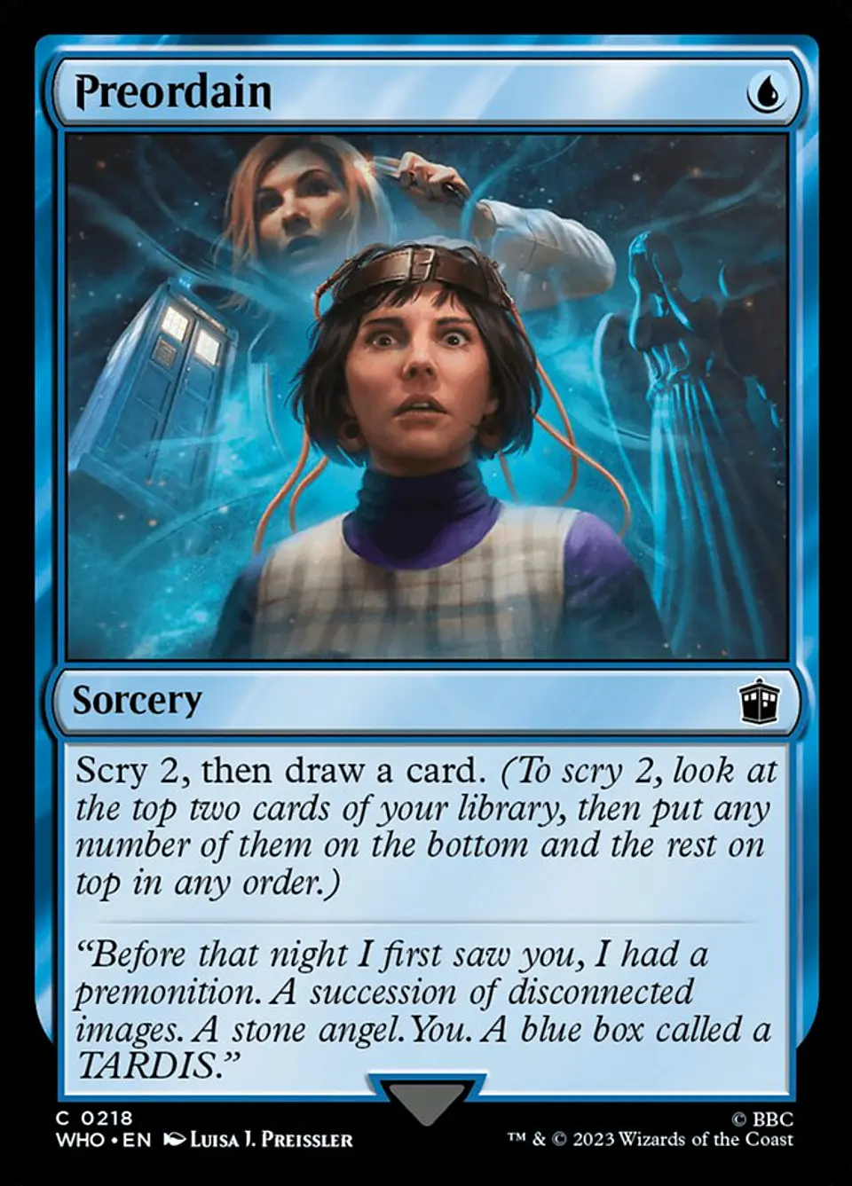 Preordain (foil) | Inglés | NM | WHO 1