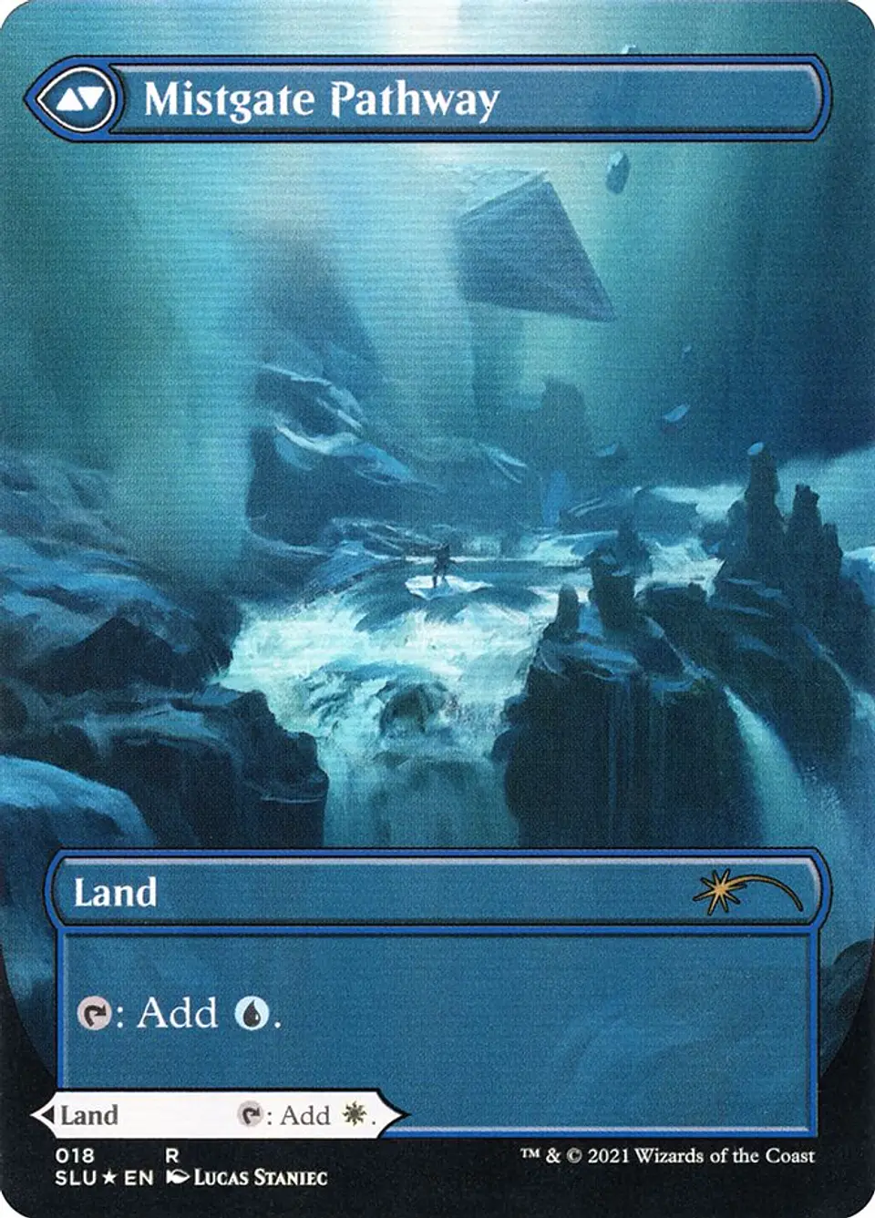 Hengegate Pathway // Mistgate Pathway (Borderless foil) | Inglés | NM | SLU 2