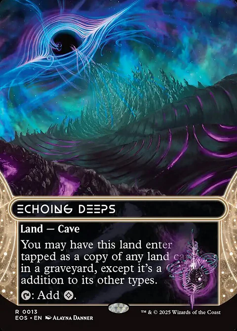 Echoing Deeps (Borderless foil) | Inglés | NM | EOS