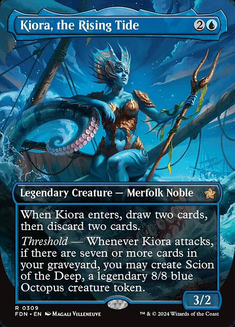 Kiora, the Rising Tide (Borderless) | Inglés | NM | FDN