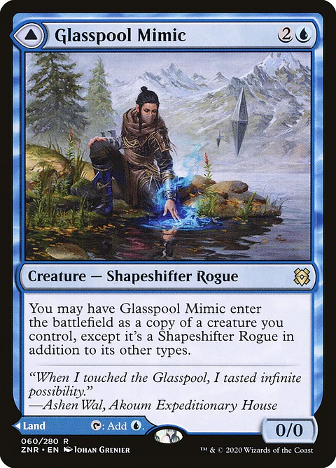 Glasspool Mimic // Glasspool Shore | Inglés | NM | ZNR
