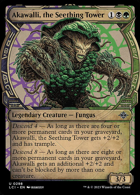 Akawalli, the Seething Tower (Showcase foil) | Inglés | NM | LCI