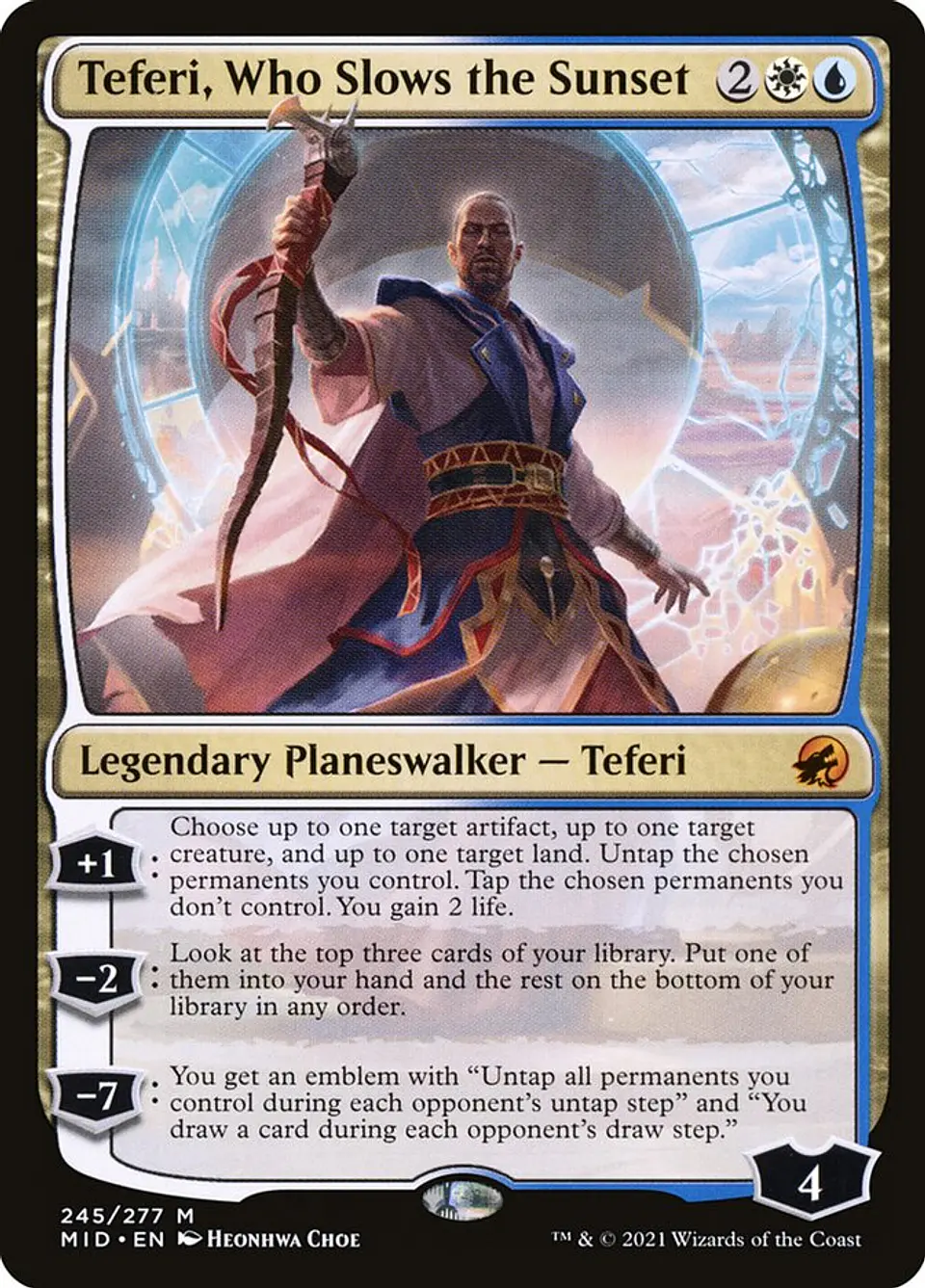 Teferi, Who Slows the Sunset | Inglés | NM | MID 1