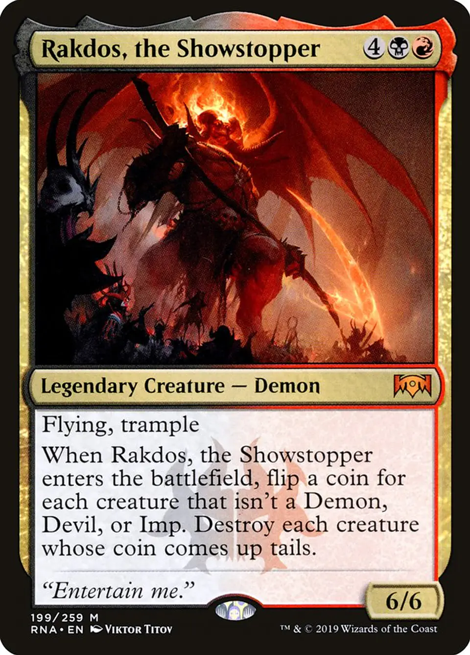 Rakdos, the Showstopper | Inglés | NM | RNA 1