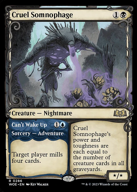 Cruel Somnophage // Can't Wake Up (Showcase) | Inglés | NM | WOE