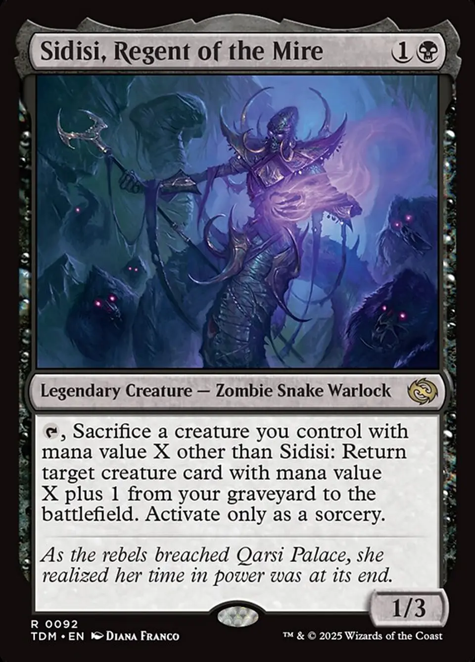 Sidisi, Regent of the Mire | Inglés | NM | TDM 1