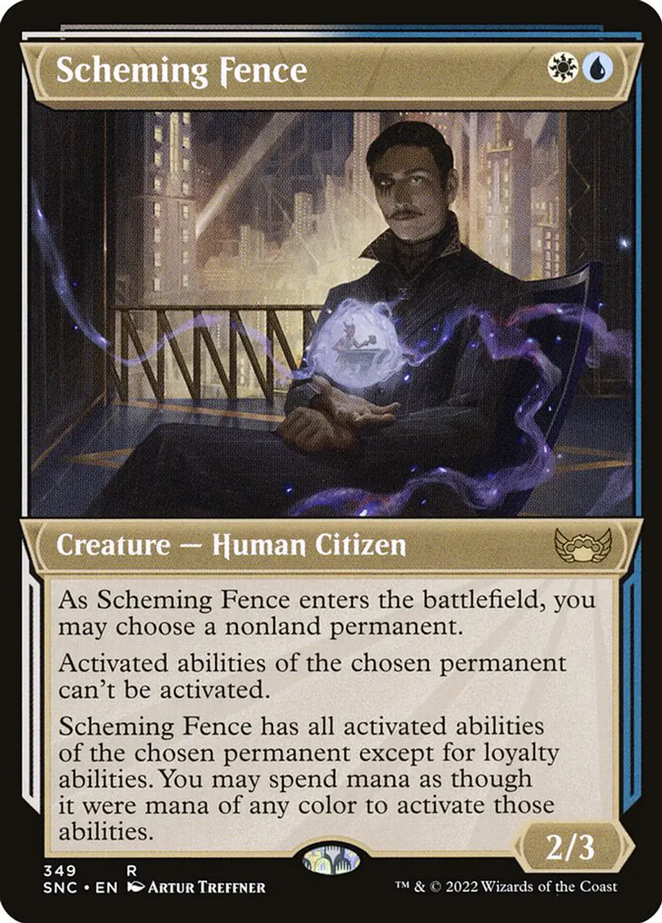 Scheming Fence (Showcase) | Inglés | NM | SNC 1