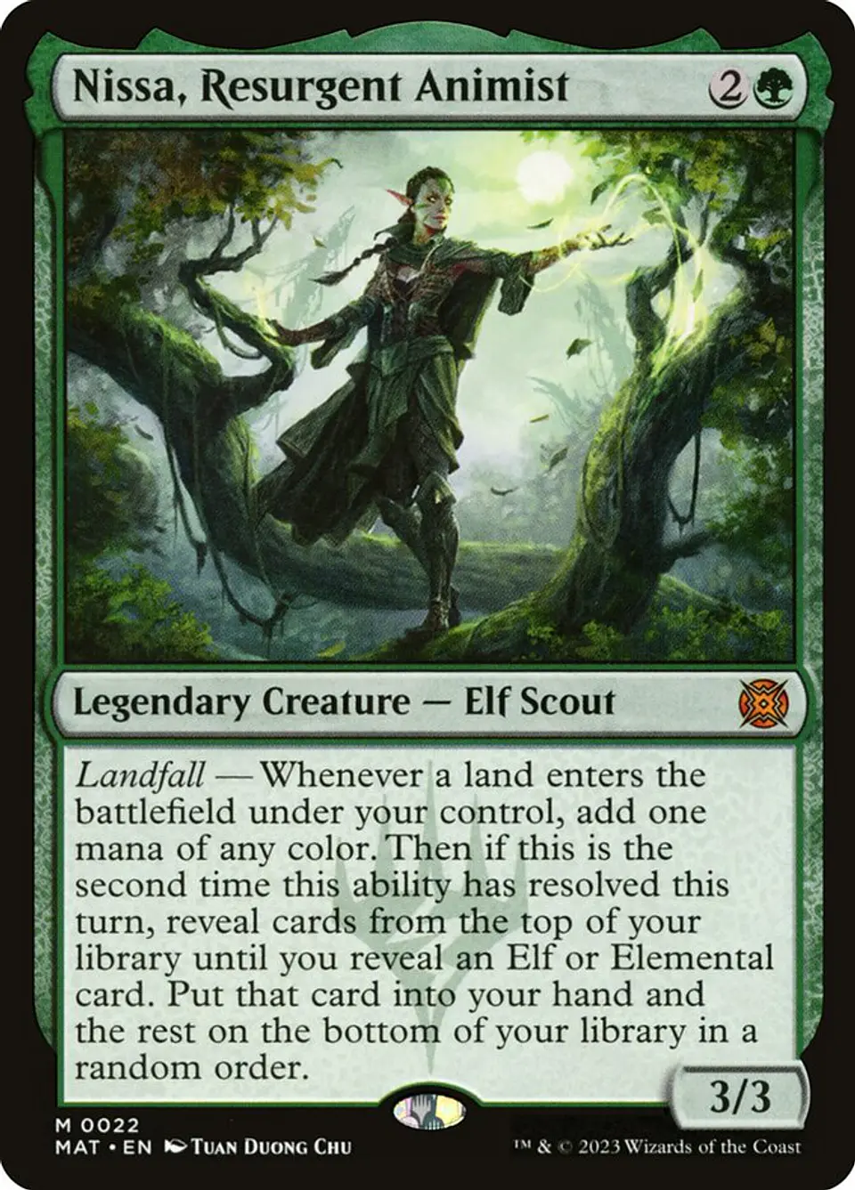 Nissa, Resurgent Animist | Inglés | NM | MAT 1