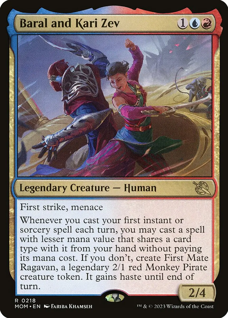 Baral and Kari Zev | Inglés | NM | MOM 1