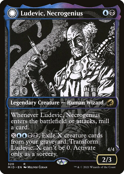 Ludevic, Necrogenius // Olag, Ludevic's Hubris (Showcase) | Inglés | NM | MID