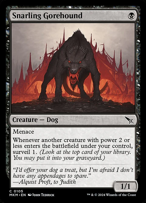 Snarling Gorehound | Inglés | NM | MKM