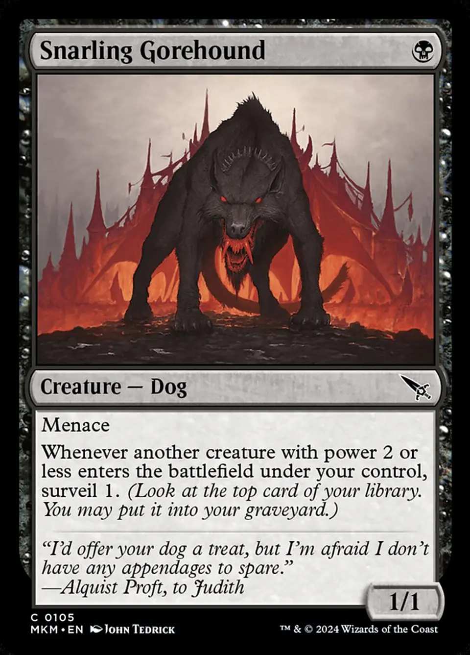 Snarling Gorehound | Inglés | NM | MKM 1