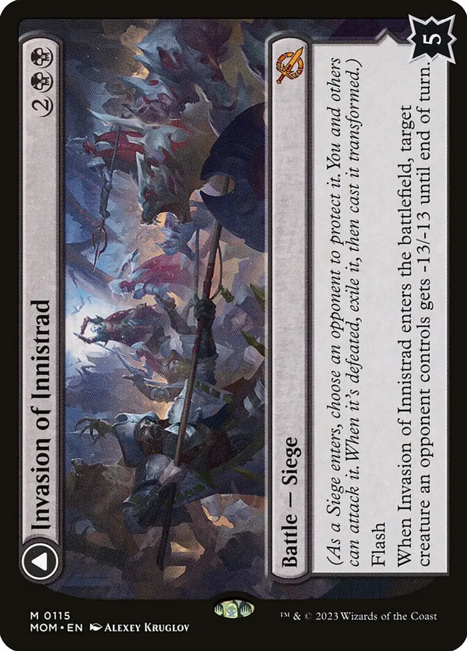 Invasion of Innistrad // Deluge of the Dead | Inglés | NM | MOM 1