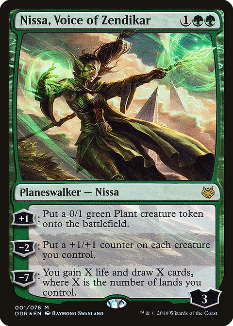 Nissa, Voice of Zendikar (foil) | Inglés | NM | DDR
