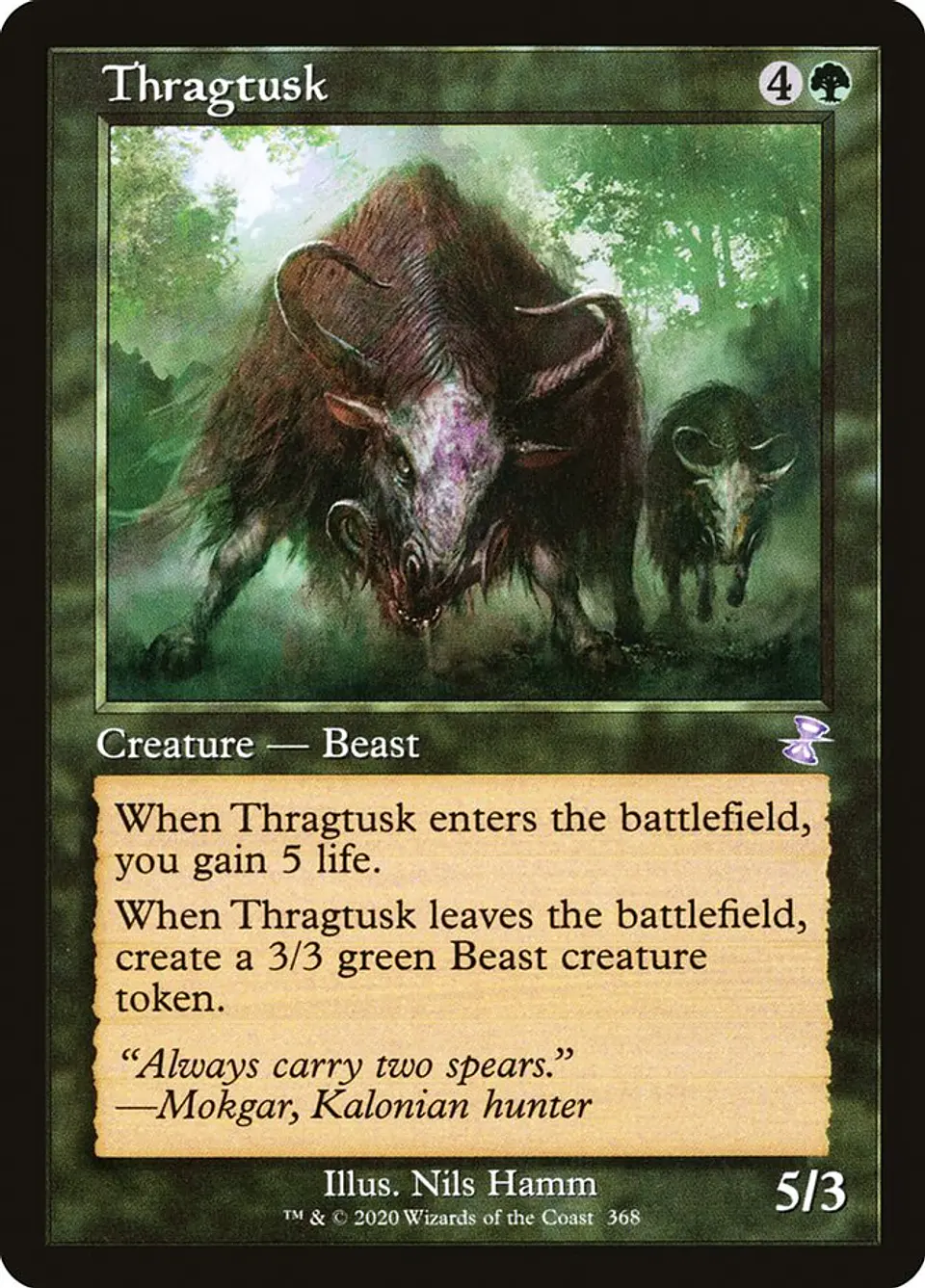 Thragtusk (Retro Frame) | Inglés | NM | TSR 1