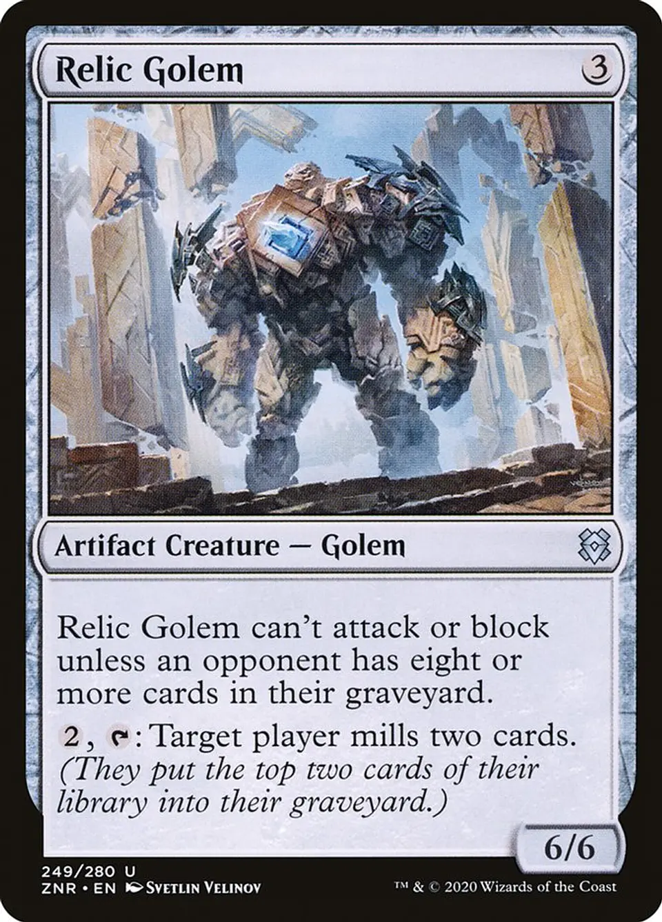 Relic Golem | Inglés | NM | ZNR 1