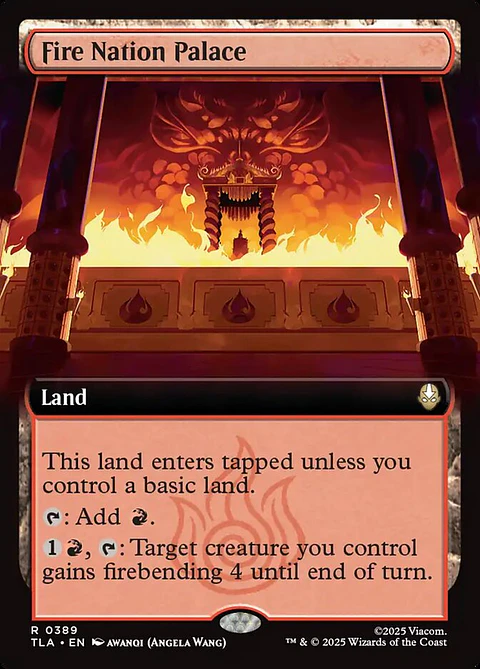 Fire Nation Palace (Extended Art foil) | Inglés | NM | TLA