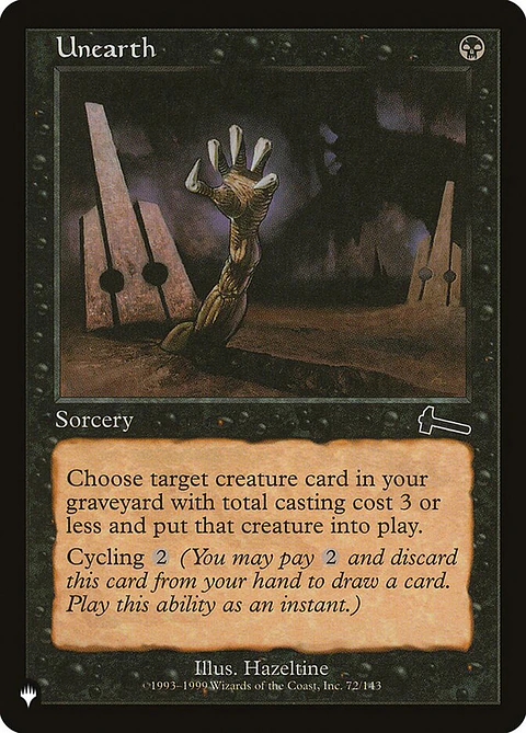 Unearth (Retro Frame) | Inglés | NM | PLST