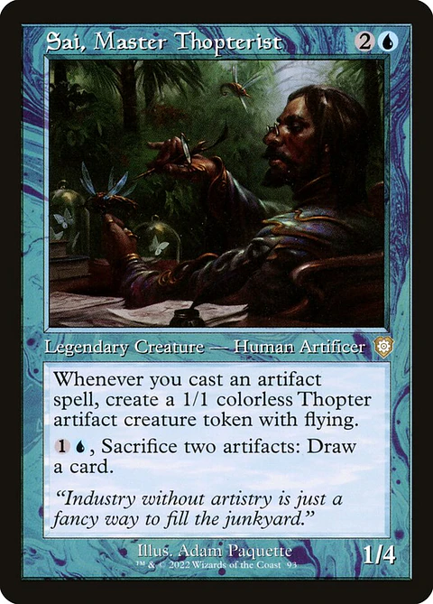 Sai, Master Thopterist (Retro Frame) | Inglés | NM | BRC