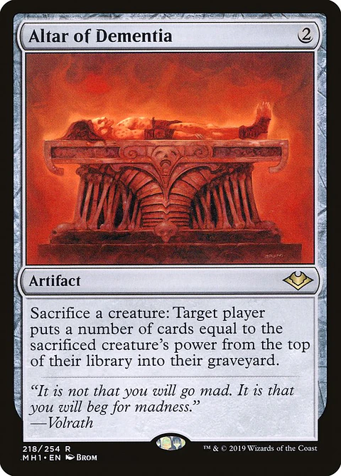 Altar of Dementia | Inglés | NM | MH1