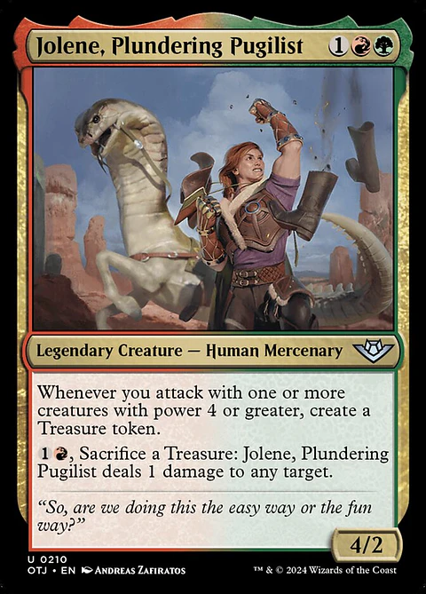 Jolene, Plundering Pugilist | Inglés | NM | OTJ