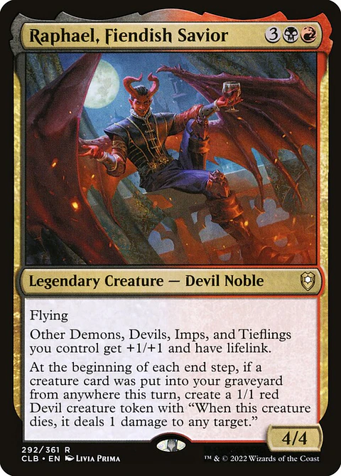 Raphael, Fiendish Savior | Inglés | NM | CLB