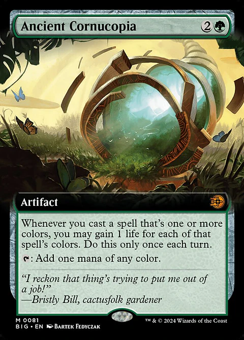 Ancient Cornucopia (Extended Art foil) | Inglés | NM | BIG
