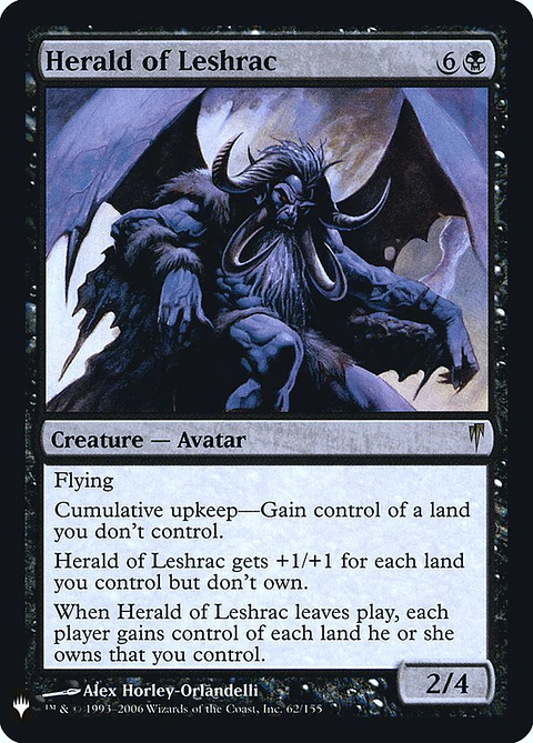 Herald of Leshrac (foil) | Inglés | NM | PLST