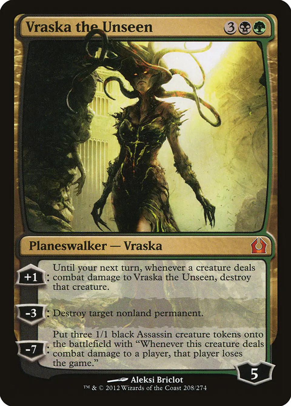 Vraska the Unseen | Inglés | NM | RTR 1