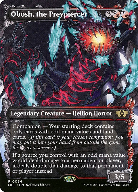 Obosh, the Preypiercer (Showcase) | Inglés | NM | MUL