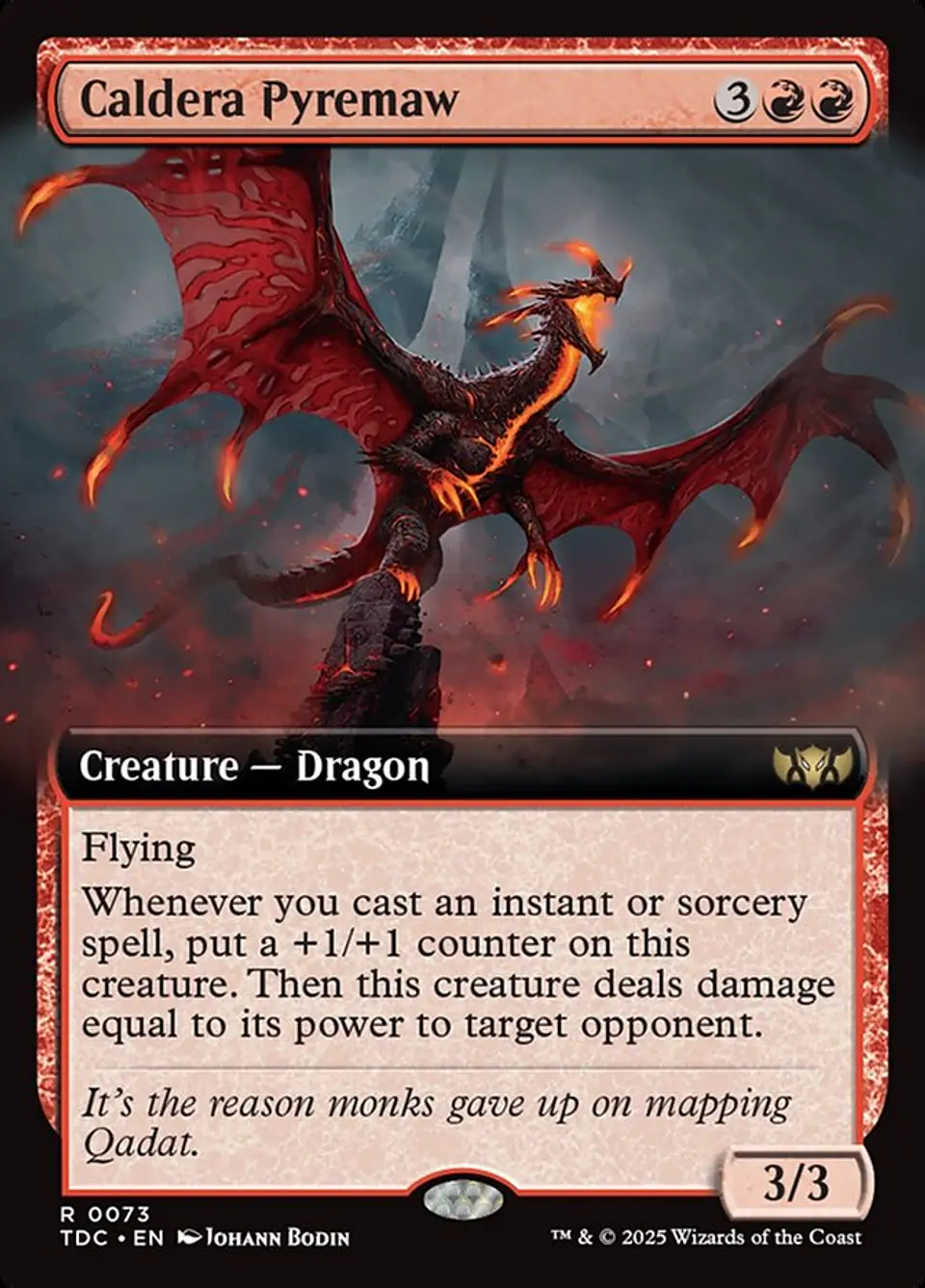 Caldera Pyremaw (Extended Art) | Inglés | NM | TDC 1