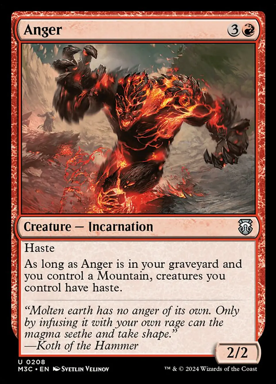 Anger | Inglés | NM | M3C 1