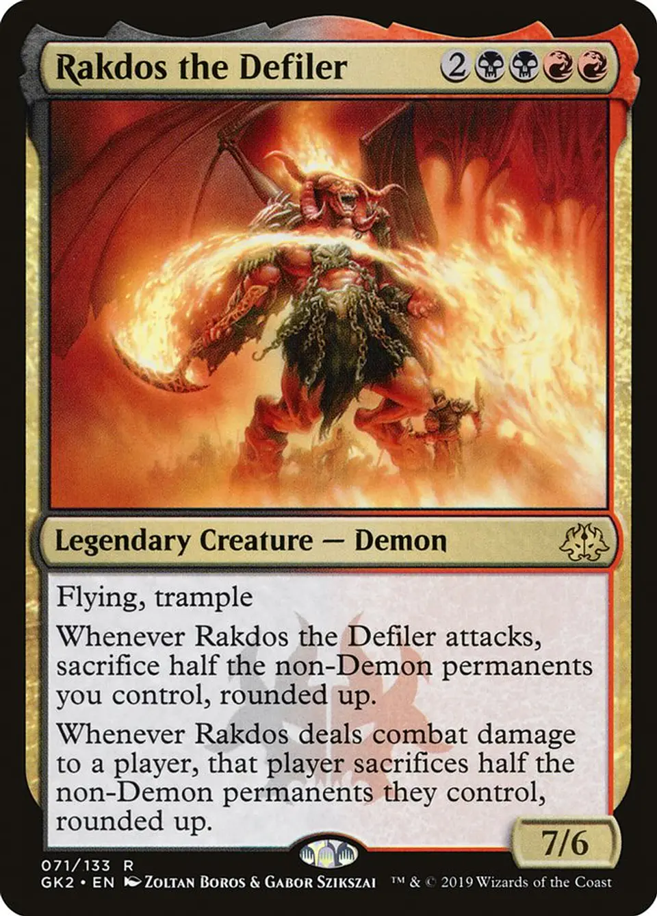 Rakdos the Defiler | Inglés | NM | GK2 1