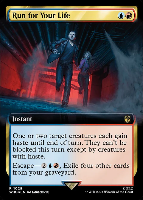 Run for Your Life (Extended Art foil) | Inglés | NM | WHO