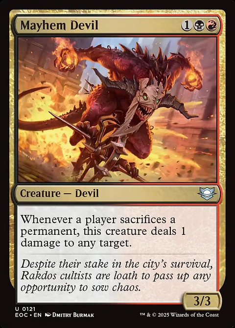 Mayhem Devil | Inglés | NM | EOC