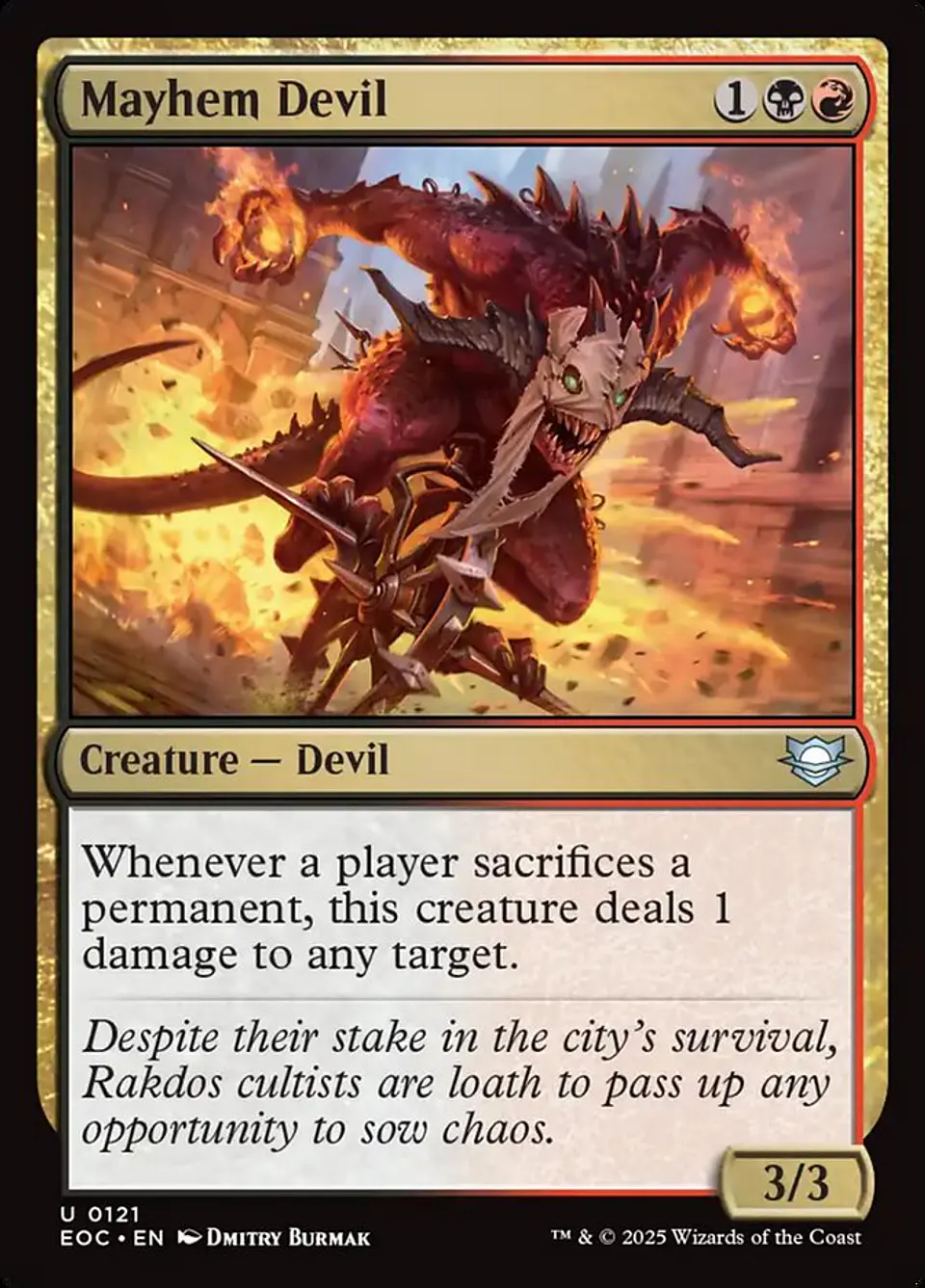 Mayhem Devil | Inglés | NM | EOC 1