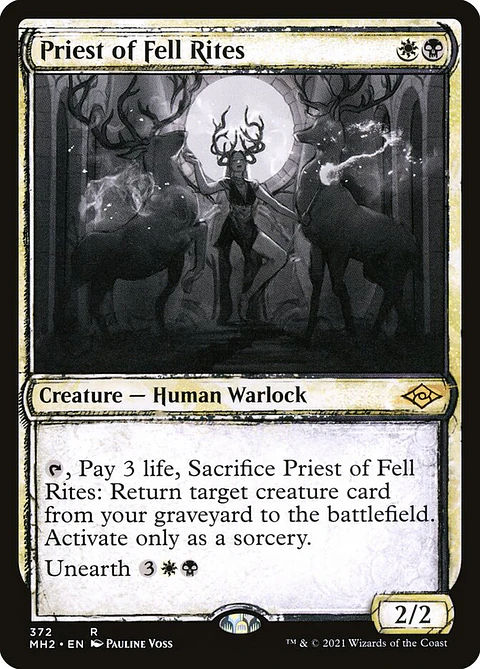 Priest of Fell Rites (Showcase) | Inglés | NM | MH2