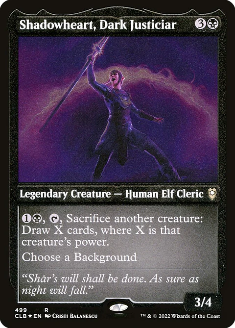 Shadowheart, Dark Justiciar (Etched) | Inglés | NM | CLB