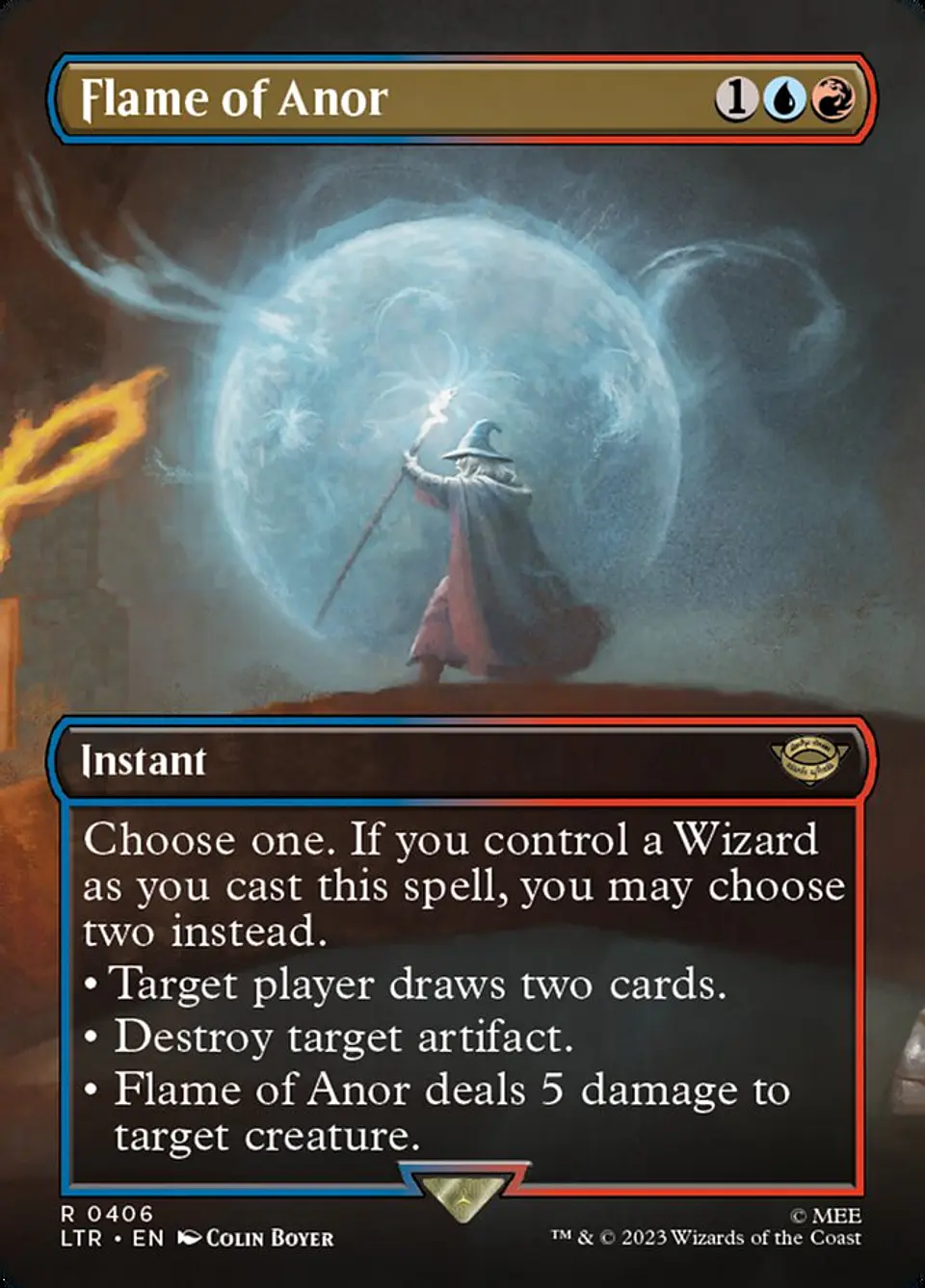 Flame of Anor (Borderless) | Inglés | NM | LTR 1