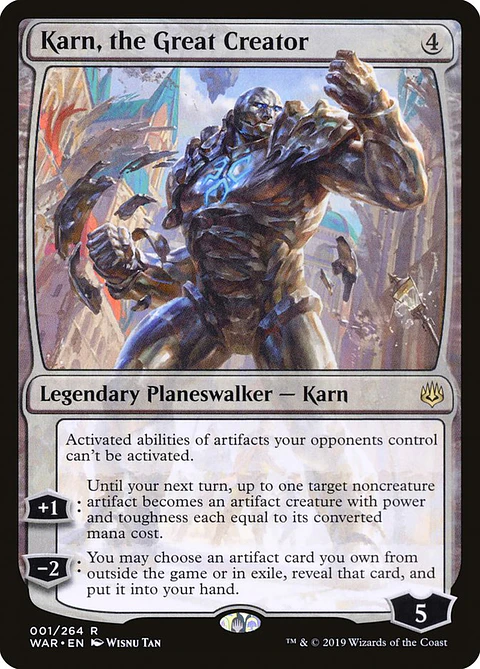 Karn, the Great Creator | Inglés | NM | WAR